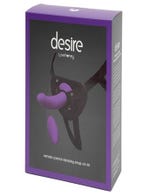 Desire Luxury Rechargeable Remote Control Vibrating Strap-On Kit Verpackung