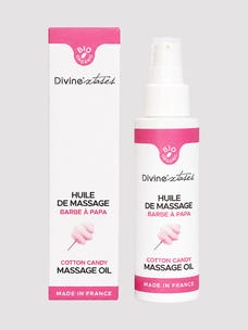 Divinextases Organic Cotton Candy-Scented Massage Oil 100 ml