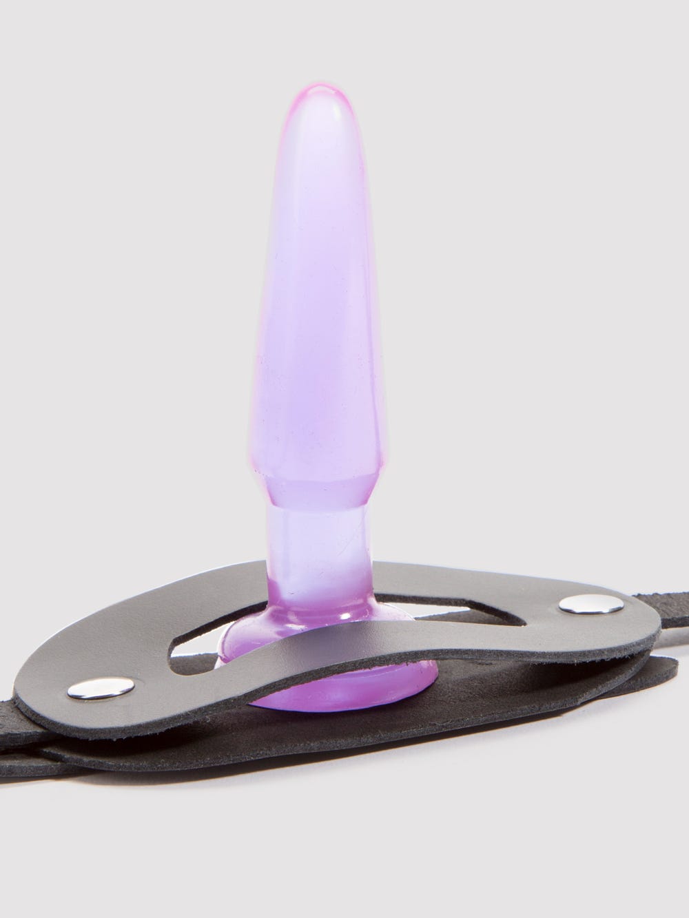 DOMINIX Deluxe Analplug Leder-Harness mit Penisring