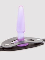 DOMINIX Deluxe Analplug Leder-Harness mit Penisring