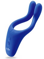 Beauments Doppio Paar Vibrator Blau Packshot Seitlich Amorana