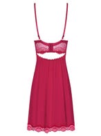 ewa bien rosalyne babydoll mit string rot packshot hinten Amorana