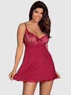 ewa bien rosalyne babydoll mit string rot vorne Amorana