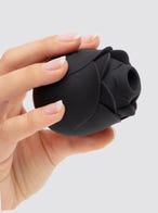 Fifty Shades of Grey Black Rose Silicone Clitoral Suction Stimulator