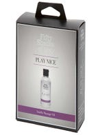 Fifty Shades of Grey Play Nice Vanilla Massage Oil Amorana Verpackung