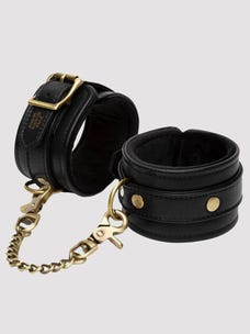 Fifty Shades of Grey Bound to You Faux Leather Ankle Cuffs Amorana Front