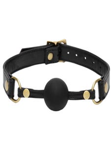 Fifty Shades of Grey Bound to You Faux Leather Ball Gag Amorana Front