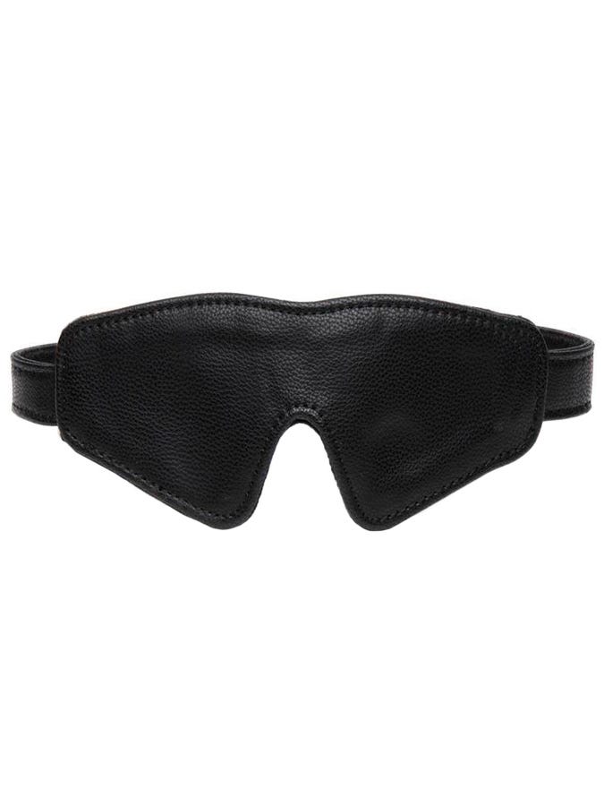 Fifty Shades of Grey Bound to You Faux Leather Blindfold Front Amorana
