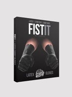 fist it gloves latex handschuhe schwarz amorana