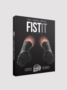 fist it gloves latex handschuhe schwarz amorana