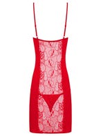 Obsessive Heartina Negligee Rot Packshot von Hinten Amorana