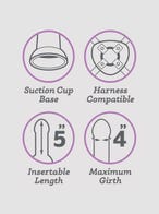 Lifelike Lover Luxe Dildo