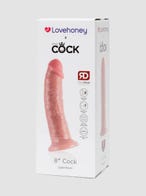 Lovehoney X King Cock Realistischer Dildo mit Saugnapf