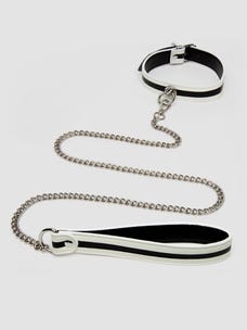 Bondage Boutique Glow In The Dark Halsband und Leine