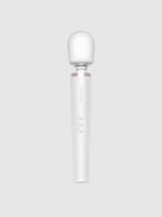 le wand rechargeable vibrating massager stabvibrator weiss frontal