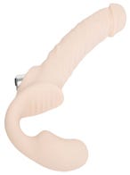 Lifelike Lover Luxe Posable Realistic Vibrating Strapless Strap-On amorana