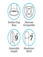 Lifelike Lover Ultra Realistic Ballsy Dildo 9.5 Inch amorana infos