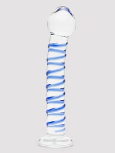 Dildo en verre à spirale Sensual Glass