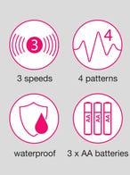 Lovehoney Power Play Vibrator 15 cm