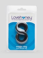 Lovehoney Magic 8 Dehnbarer Silikon Penis- und Hodenring