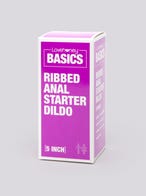 BASICS Gerippter Anal Dildo für Einsteiger