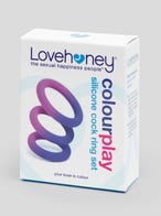 Lovehoney Colourplay farbwechselndes Penisring-Set (3er-Pack)