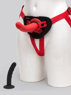 Kit gode ceinture Red-hot Romp 3 pièces