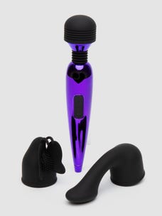 Kit vibromasseur wand Purple Power 4 pièces