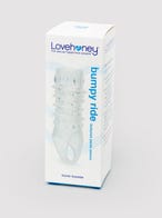 Lovehoney Bumpy Ride strukturierte Penishülle mit Hodenschlaufe