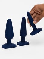 Lovehoney Booty Bound Analplug-Set aus Silikon für Analtraining (3-teilig)