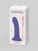 Lovehoney High Five G-Punkt-Dildo aus Silikon mit Saugfuss 12,5 cm