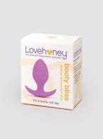 Lovehoney Booty Bliss – Silikon-Analplug mit gewölbter Form und strukturierter Oberfläche