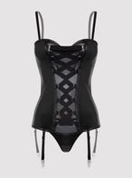 Lovehoney Fierce Corsagen-Set im Leder-Look
