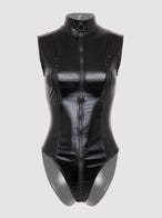 Lovehoney Fierce Wet-Look Ouvert-Body mit Reissverschluss