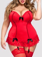 Lovehoney Plus Size Seduce Me Push-up Corsagen-Set