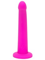 Lovehoney Curved Silicone Suction Cup Dildo Pink Amorana Front