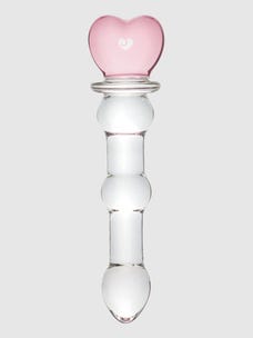 lovehoney heart beaded dildo amorana front