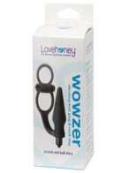 Lovehoney wowzer vibrating Butt Plug cock ring amorana verpackung