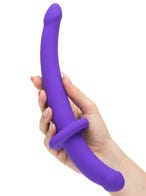 Lovehoney Double Duty Vibrating Double-Ended Strap-On Dildo amorana hand