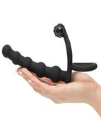 Lovehoney Double Fun Beaded Vibrating Double Penetration Strap-On amorana hand seitlich