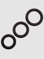 Lovehoney Get Hard Extra Thick Silicone Cock Ring Set (3 Pack) amorana