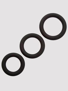 Lovehoney Get Hard Extra Thick Silicone Cock Ring Set (3 Pack) amorana