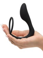 Lovehoney Inside Job Silicone Cock Ring and Butt Plug amorana detail