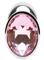 Lovehoney Jewelled Metal Beginner's Butt Plug 2.5 Inch rosa amorana diamond