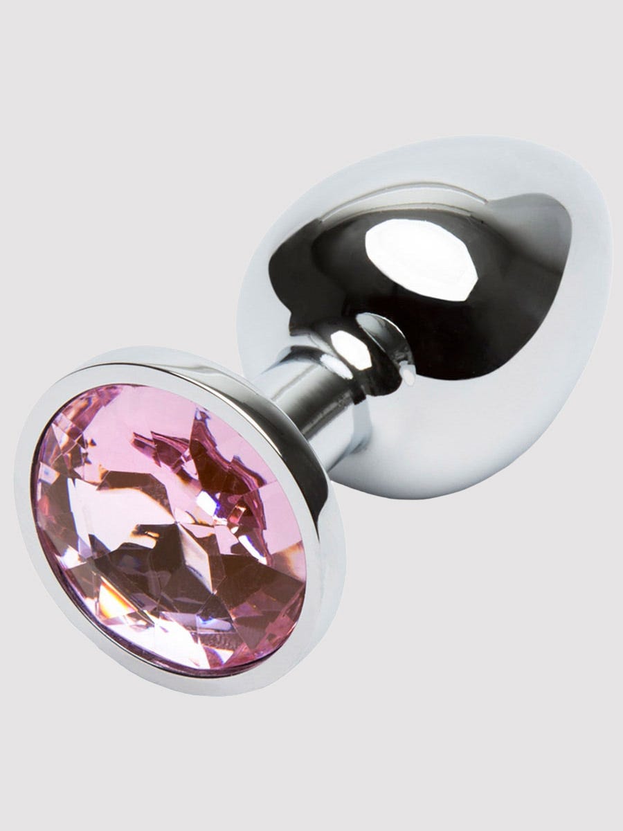 Lovehoney Jewelled Metal Beginner's Butt Plug 2.5 Inch rosa amorana flipper
