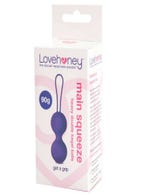 Lovehoney Main Squeeze Heavy Double Kegel Balls 90g amorana verpackung