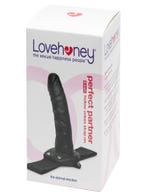 Lovehoney Perfect Partner Unisex Hollow Strap-On 6 Inch amorana verpackung