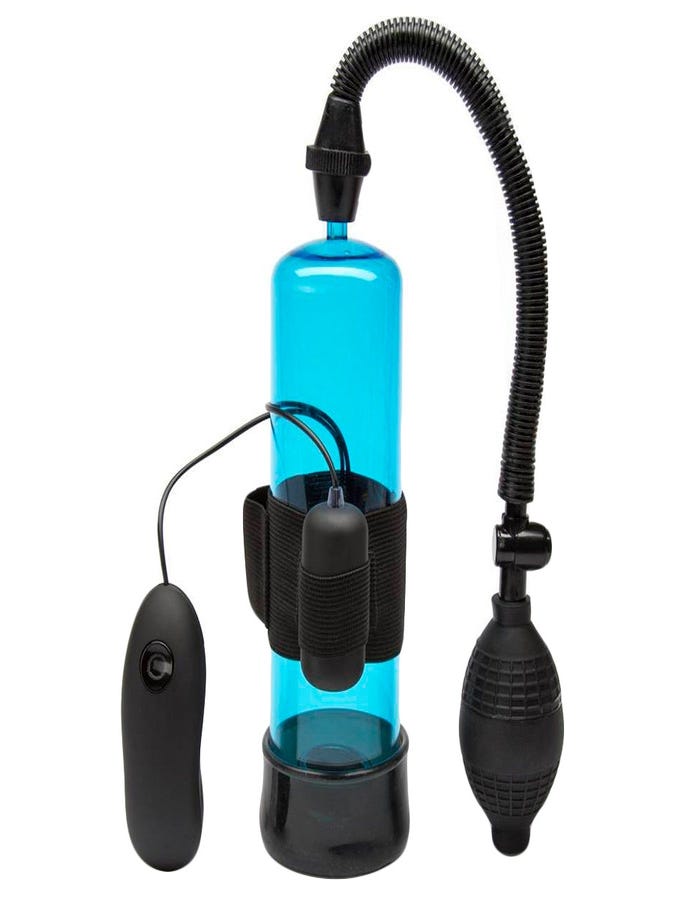 Lovehoney Pumped Up 7 Function Vibrating Penis Pump amorana front