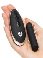 Lovehoney Secret Surprise 10 Function Remote Control Bullet Vibrator amorana hand