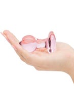 Lovehoney Small Heart Glass Butt Plug 3 Inch amorana hand seitlich